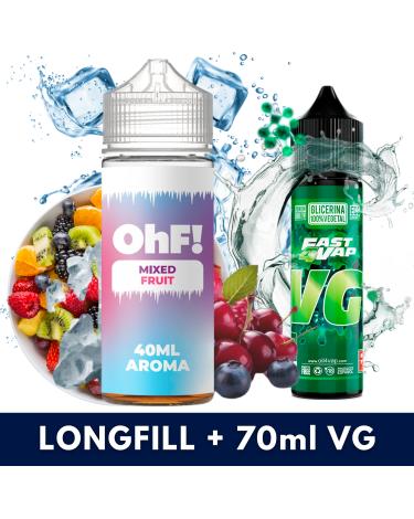 Aroma Ice Mixed Fruit 40ml/120 (Longfill) OhF! + VG FAST 70ML