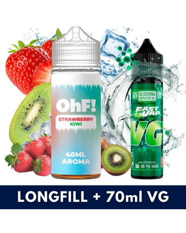 Aroma Ice Strawberry Kiwi 40ml/120 (Longfill) OhF! + VG FAST 70ML