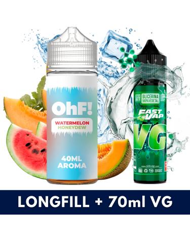 Aroma Ice Watermelon Honeydew 40ml/120 (Longfill) OhF! + VG FAST 70ML