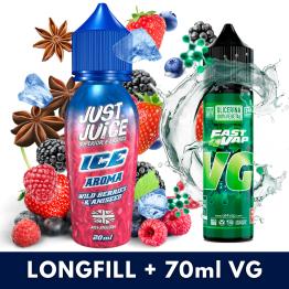 Aroma Ice Wild Berries and Aniseed Just Juice 20ml (Longfill) + VG FAST 70ML