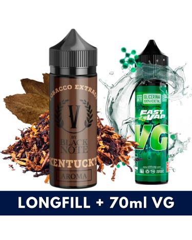 Aroma Kentucky 10ml (Longfill) V by Black Note + VG FAST 70ML