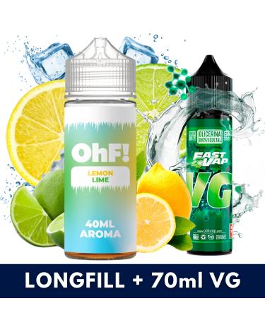 Aroma Ice Lemon Lime 40ml/120 (Longfill) OhF! + VG FAST 70ML