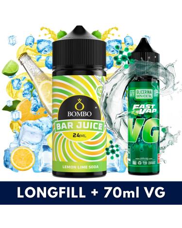 Aroma Lemon Lime Soda Ice 24ml (Longfill) - Bombo Bar Juice + VG FAST 70ML