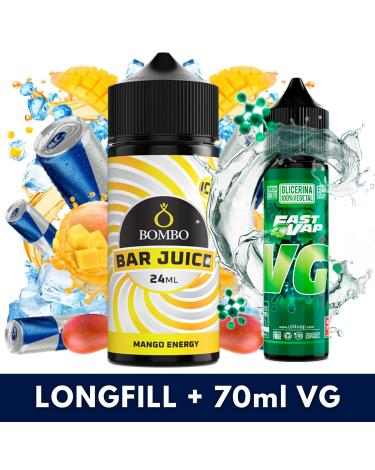 Aroma Mango Energy Ice 24ml (Longfill) - Bombo Bar Juice + VG FAST 70ML