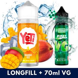 Aroma Mango Ice 10ml/120 (Longfill) Yeti + VG FAST 70ML