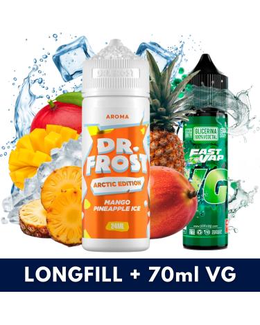 Aroma Mango Pineapple Ice 24ml/120 (Longfill) Dr Frost + VG FAST 70ML