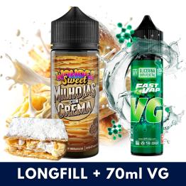 Aroma Milhojas Con Crema 30ml/120 (Longfill) Vapemoniadas + VG FAST 70ML