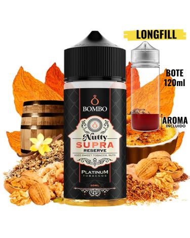 Aroma Nutty Supra Reserve 30ml (Longfill) - Platinum Tobaccos by Bombo