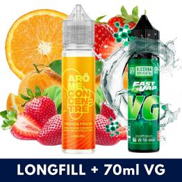 Aroma Orange Fraise 20ml/70 (Longfill) Liquideo + VG FAST 70ML