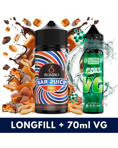 Aroma Peanut Chocolate Caramel 24ml (Longfill) - Bombo Bar Juice + VG FAST 70ML