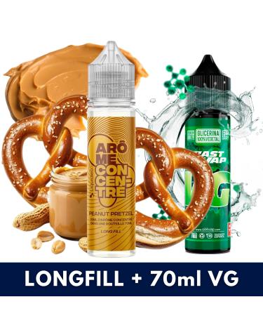 Aroma Peanut Pretzel 20ml/70 (Longfill) Liquideo + VG FAST 70ML