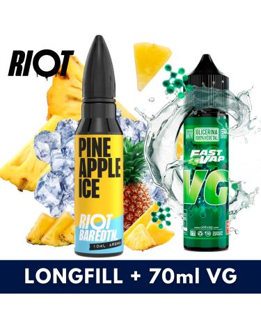 Aroma Pineapple Ice 10ml (Longfill) - Riot Bar EDTN + VG FAST 70ML