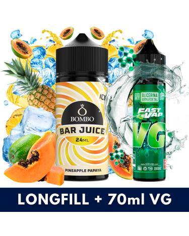 Aroma Pineapple Papaya Ice 24ml (Longfill) - Bombo Bar Juice + VG FAST 70ML