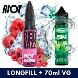 Aroma Red Razz 10ml (Longfill) - Riot Bar EDTN + VG FAST 70ML