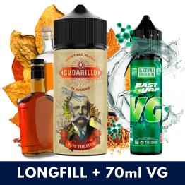 Aroma Rum Tobacco 10ml (Longfill) Cubarillo  + VG FAST 70ML