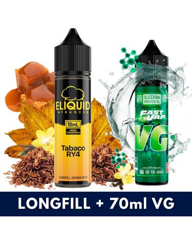 Aroma RY4 10ml/60 (Longfill) - Eliquid France + VG FAST 70ML