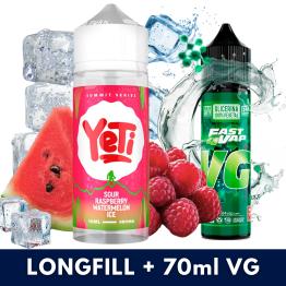 Aroma Sour Raspberry Watermelon Ice 10ml/120 (Longfill) Yeti + VG FAST 70ML