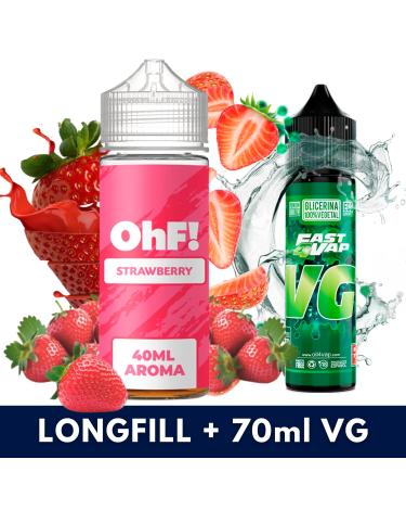 Aroma Strawberry 40ml/120 (Longfill) OhF! + VG FAST 70ML