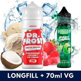 Aroma Strawberry Coconut Ice Cream 24ml/120 (Longfill) Dr Frost + VG FAST 70ML