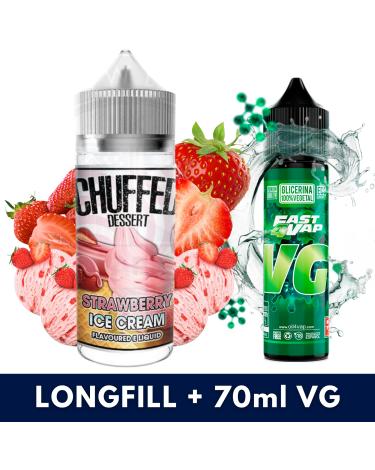 Aroma Strawberry Ice Cream 24ml (Longfill) - Chuffed + VG FAST 70ML