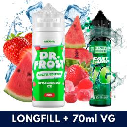 Aroma StrawMelon Ice 24ml/120 (Longfill) Dr Frost + VG FAST 70ML