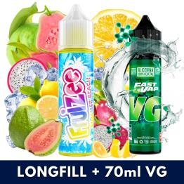 Aroma Summer Beach 10ml/60 (Longfill) Fruizee + VG FAST 70ML