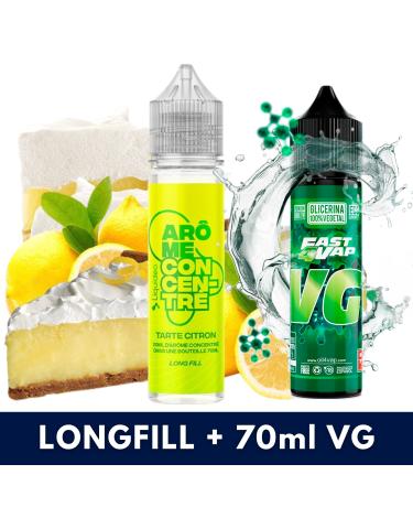 Aroma Tarte Citron 20ml/70 (Longfill) Liquideo + VG FAST 70ML