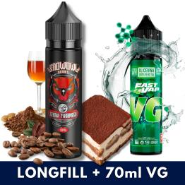 Aroma Tiramisu 10ml (Longfill) Snowowl + VG FAST 70ML