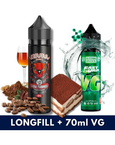 Aroma Tiramisu 10ml (Longfill) Snowowl + VG FAST 70ML