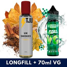 Aroma UK Smokes 20ml/60 (Longfill) TJuice + VG FAST 70ML