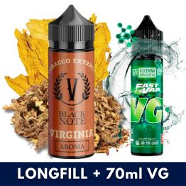 Aroma Virginia 10ml (Longfill) V by Black Note + VG FAST 70ML