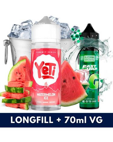 Aroma Watermelon Ice 10ml/120 (Longfill) Yeti + VG FAST 70ML