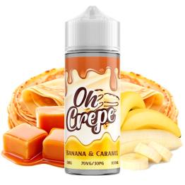 Banana & Caramel 100ml + Nicokits - Oh Crepe by VapeIQ