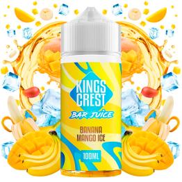 Banana Mango Ice 100ml + Nicokits - Kings Crest Bar Juice