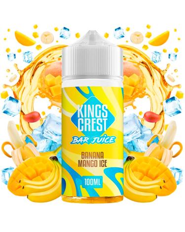 Banana Mango Ice 100ml + Nicokits - Kings Crest Bar Juice