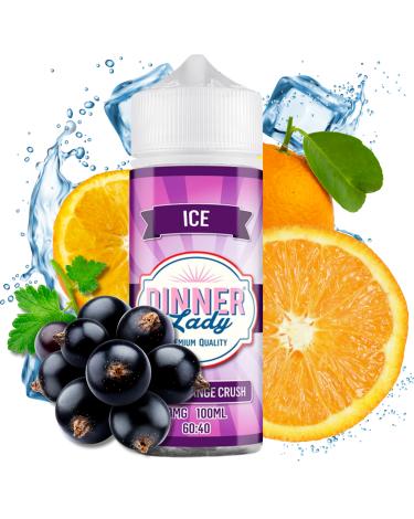 Black Orange Crush Ice Dinner Lady 100ml + Nicokits