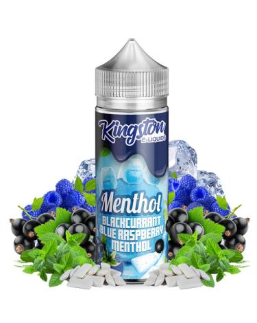 Blackcurrant Blue Raspberry Menthol 100ml + Nicokits Gratis - Kingston E-liquids