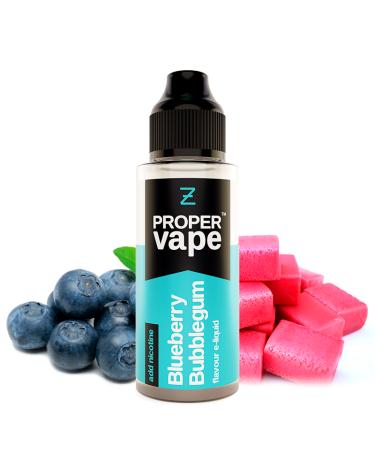 BLUEBERRY BUBBLEGUM Proper Vape 100ml + 2 Nicokits Gratis