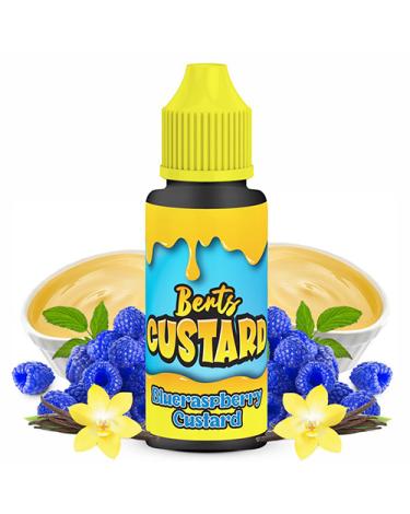 Blueraspberry Custard 100ml + Nicokits Gratis - Berts Custard by Kingston E-liquids