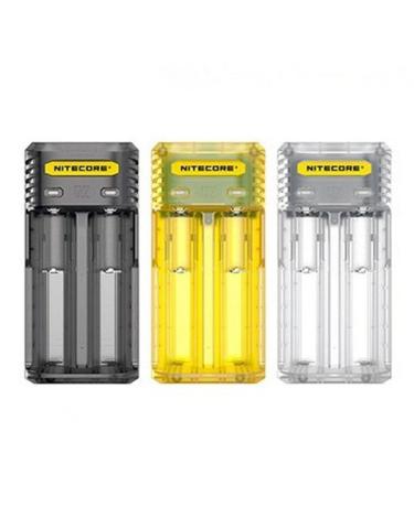 Cargador Q2 2-slot 2A Intellicharger - Nitecore Cargador