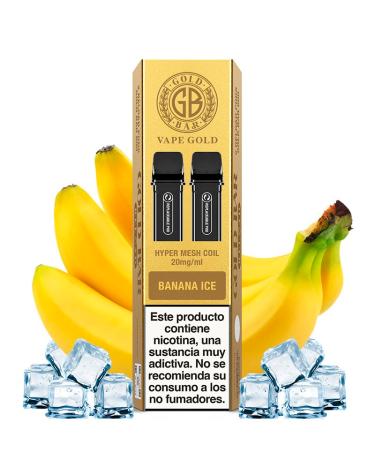 Cartuchos Banana Ice 2ml (2 Uds) - Gold Bar