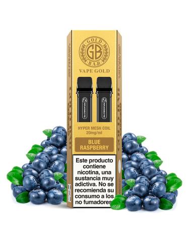 Cartuchos Blue Raspberry 2ml (2 Uds) - Gold Bar