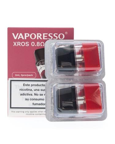 Cartuchos para Pod Xros 0,8 Ohm y 1,2 Ohm 2ml (2pcs)