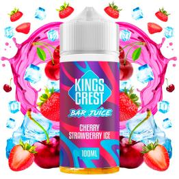 Cherry Strawberry Ice 100ml + Nicokits - Kings Crest Bar Juice