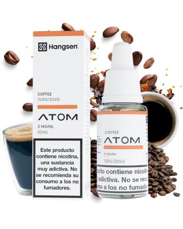 Coffee 10ml - Hangsen Atom SIN NICOTINA