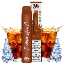 Cola Ice 600puffs - IVG Bar Plus 20mg - Pod Desechable