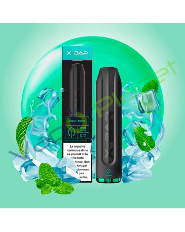 Cool Mint X-Bar PRO 1500 Puffs - POD Desechable SIN NICOTINA