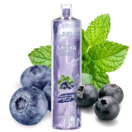 Desechable BLUEBERRY MINT Shisha Hookah JNR 12000 Puff SIN NICOTINA