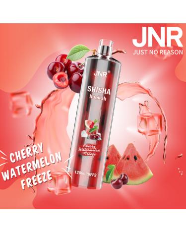 Desechable CHERRY WATERMELON FREEZE Shisha Hookah JNR 12000 Puff SIN NICOTINA