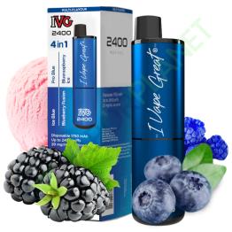 Desechable IVG 2400 Pod Kit BLUE EDITION - 4 IN 1 - 20mg